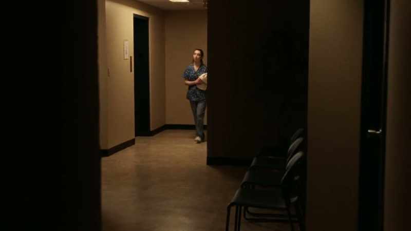I'm going down the hallway and I see what I think