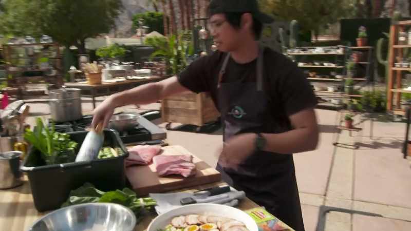 I'm going to make fried lamb belly with fish sauce caramel