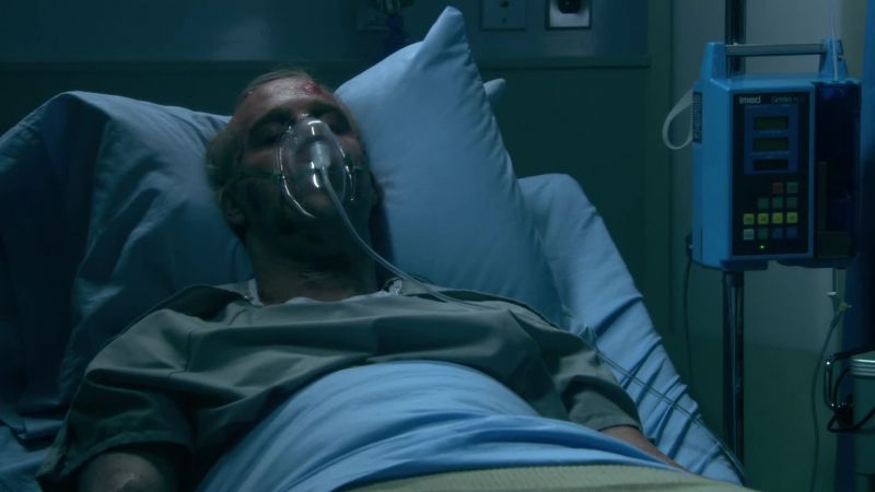 I'm gonna have to put him on a ventilator. It'll use power, but