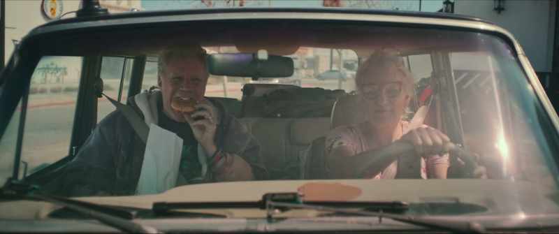 I'm gonna pull over so you can just eat. - Oh my God