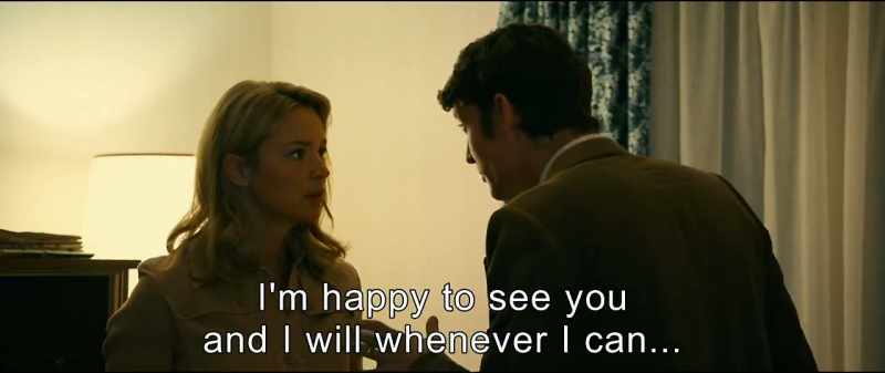 I'm happy to see you and I will whenever I can