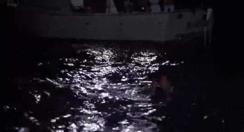 I'm in the water