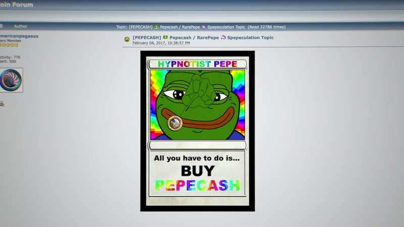 I'm in these crypto forums