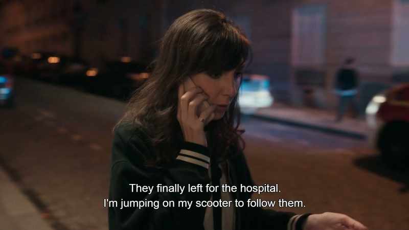 I'm jumping on my scooter to follow them
