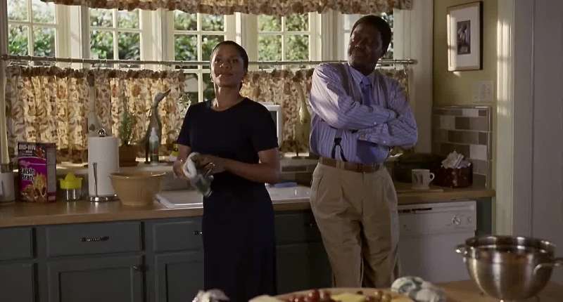 I'm just showing Simon the house
