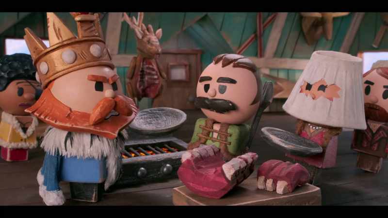 I'm your king and I demand ribs!