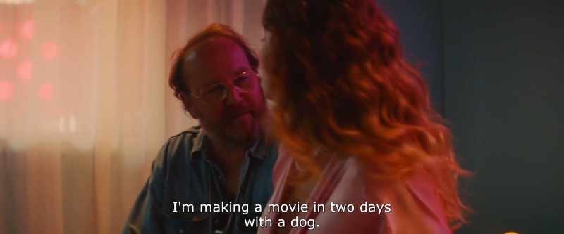 I'm making a movie in two days with a dog