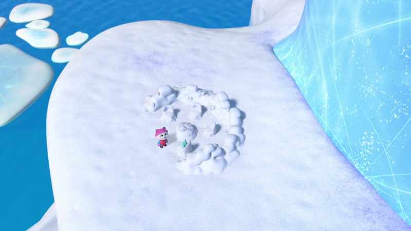 I'm making the biggest snow fort ever!