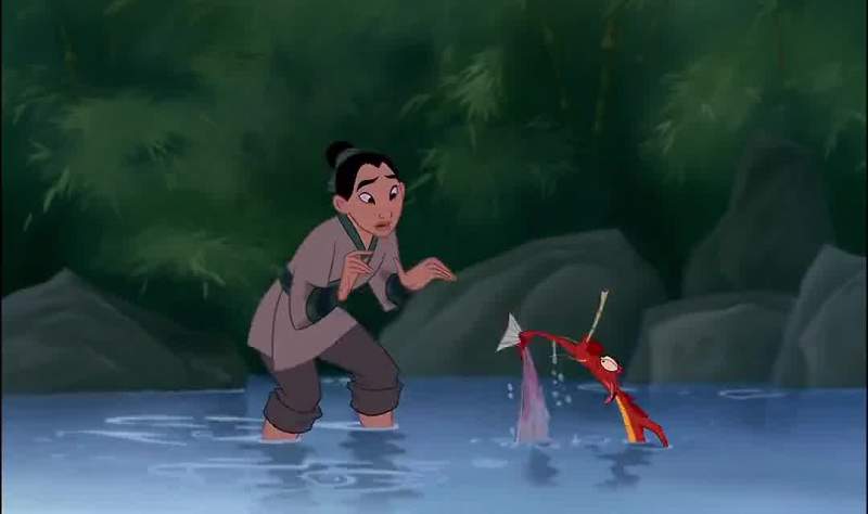 L'm never gonna catch my breathSay goodbye to those who knew meBoy was l a fool in school for cutting gymMUSHU This guy's got 'em scared to deathMULAN Hope he doesn't see right through meNow l really