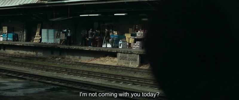 I'm not coming with you today?