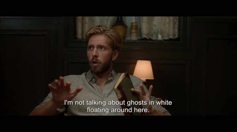 I'm not talking about ghosts in white floating around here