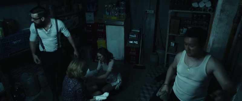 I'm not touching the door. - Go over there