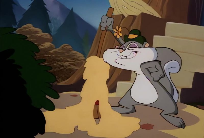 I'm running away like a fat badger