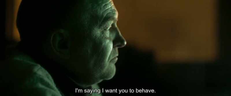I'm saying I want you to behave