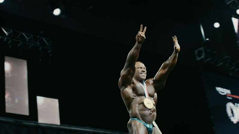 I'm seven-time Mr. Olympia
