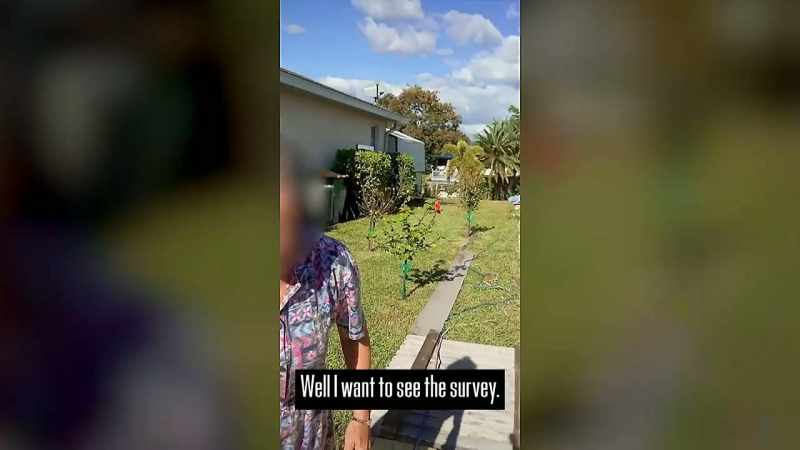 �I'm showing her the permit
