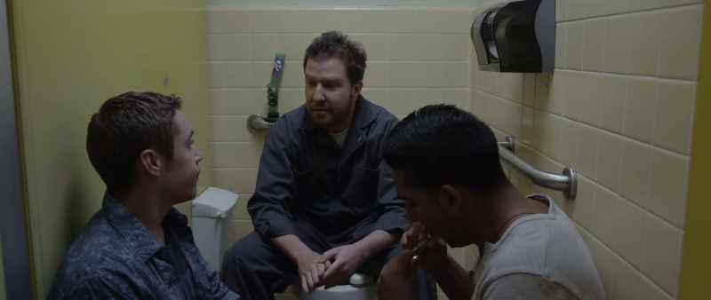I'm smoking weed on a toilet
