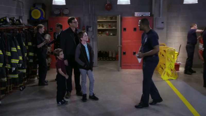 I'm sorry about your dad. -Thanks. Is Chief Thompson around?