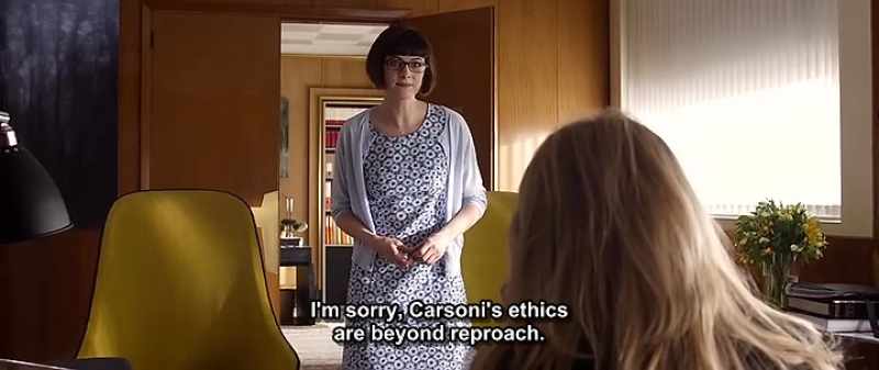 I'm sorry, Carsoni's ethics are beyond reproach