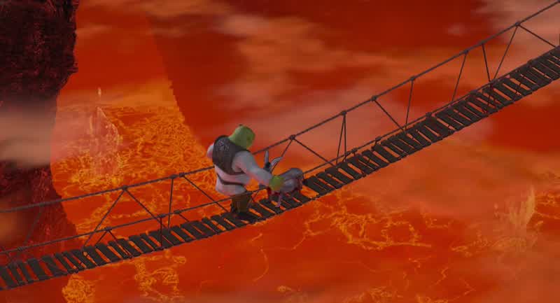 Don't do thatOh I'm sorry Do whatOh This Yes thatYes yes Do it OKNo Shrek I'm doing it
