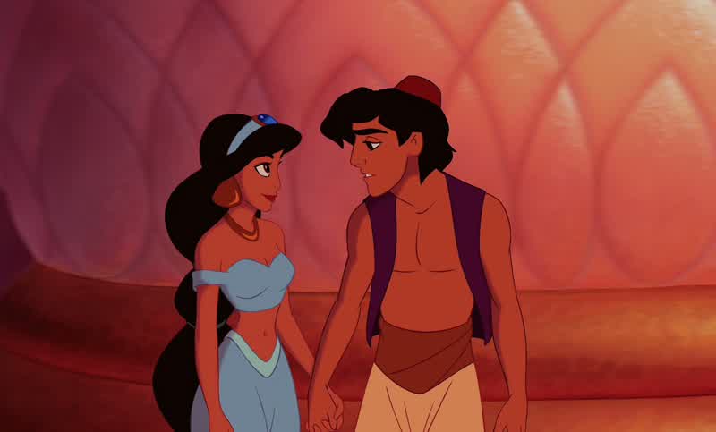 JasmineI'm sorry I lied to you about being a princeI know why you didWell I guess this is good byeOh that stupid law This isn't fairI love youAl no problem You've still got one wish leftJust say the