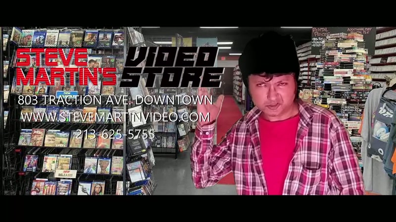 I'm Steve Martin and this is my video store