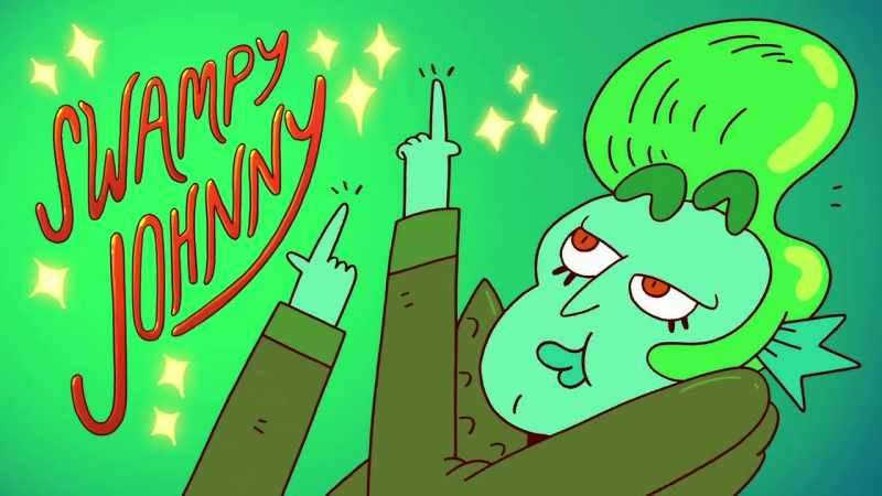 I'm Swampy Johnny! -[male reading]