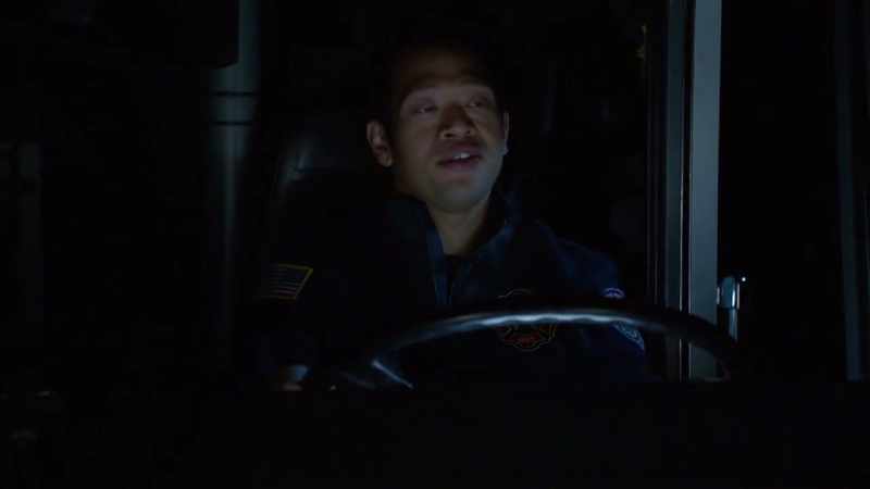 I'm so sweaty. [ Chuckles nervously ]