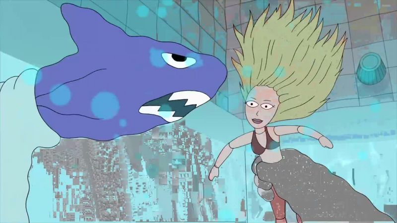 I'm swimming at night 'cause I'm a slut