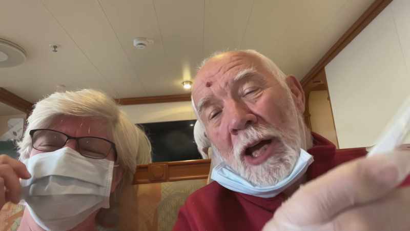 I'm taking my temperature, as the captain ordered