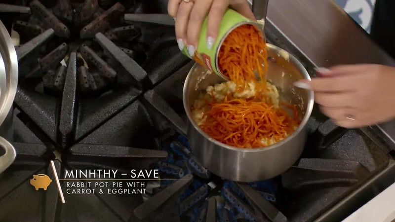 I'm taking the canned eggplant