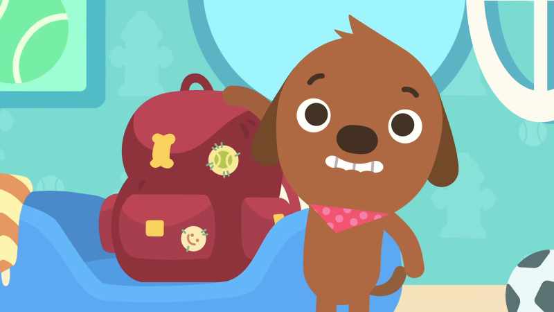 I'm thankful for my backpack because I can put so much stuff in it