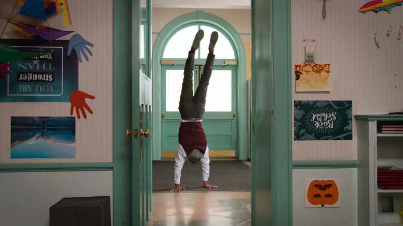 I'm upside down. I'm stuck upside down