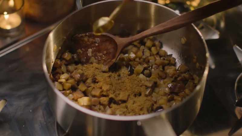 I'm using ground cumin and ground coriander here