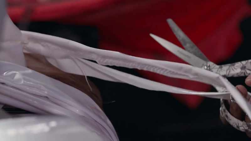 I'm using white four way stretch vinyl to create the