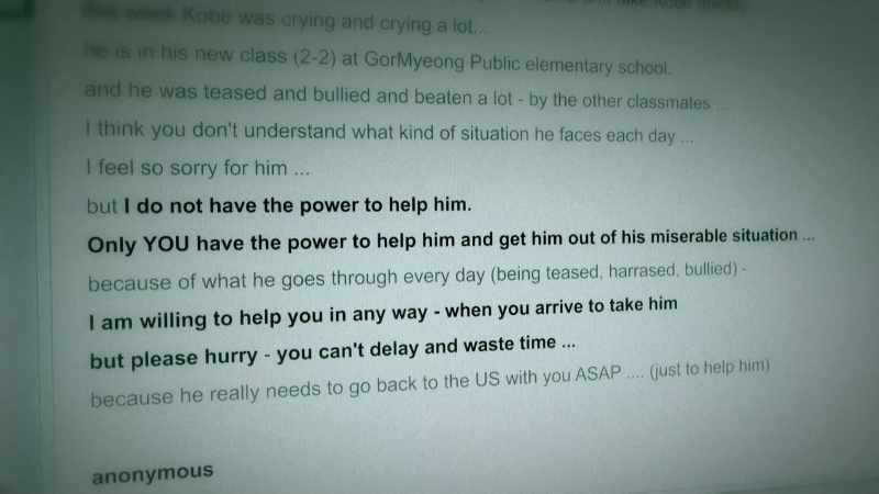 I'm willing to help you in any way, but please hurry