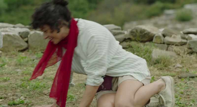 (IMITATES CHOKING) -(LAUGHING)