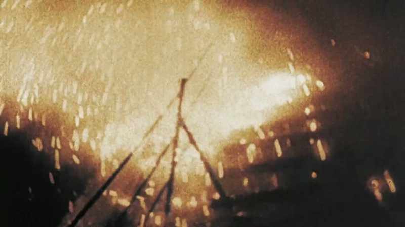 Impressive incendiary bomb attacks