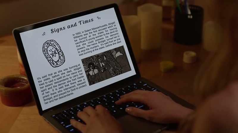 In 1692 in Salem, Abigail Williams