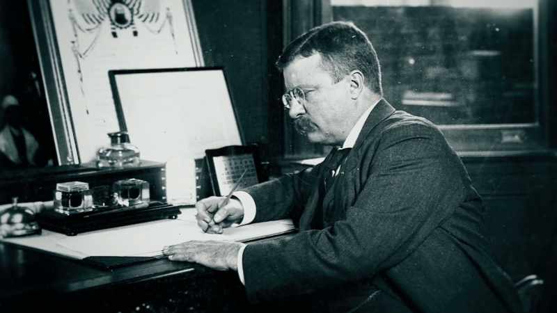 In 1903, Roosevelt has a bill before the Congress