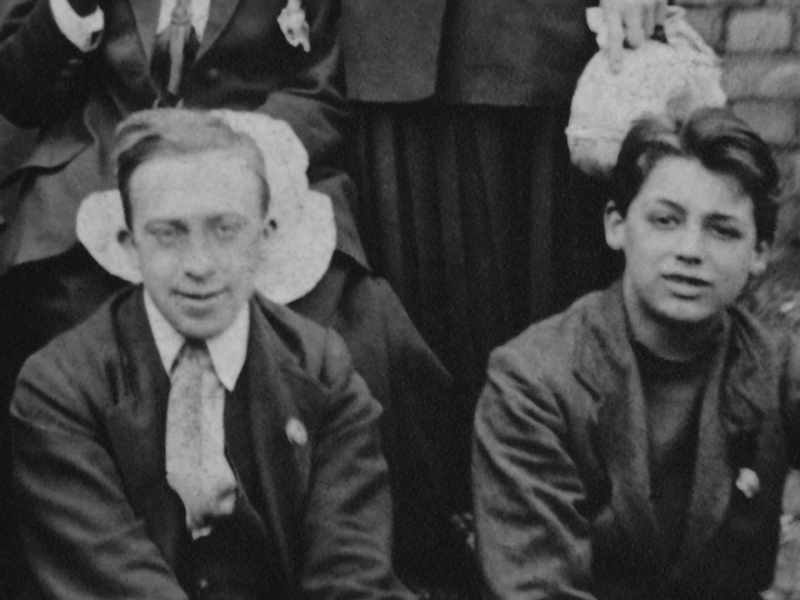 In 1918, when he was 14 years old