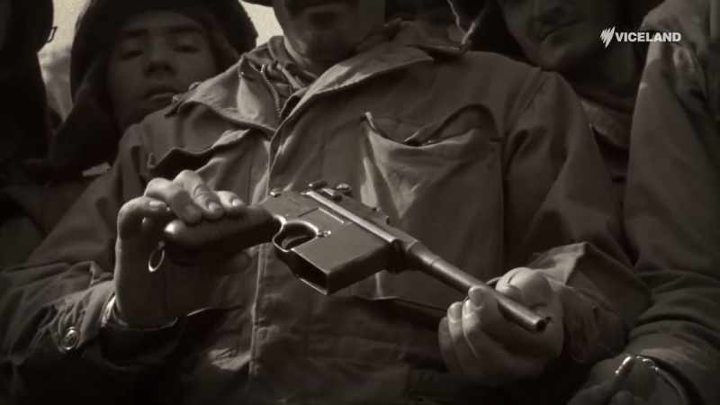 In 1918, the Germans introduced the first true submachine gun