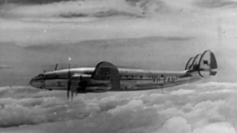 In 1950, he began working at Qantas
