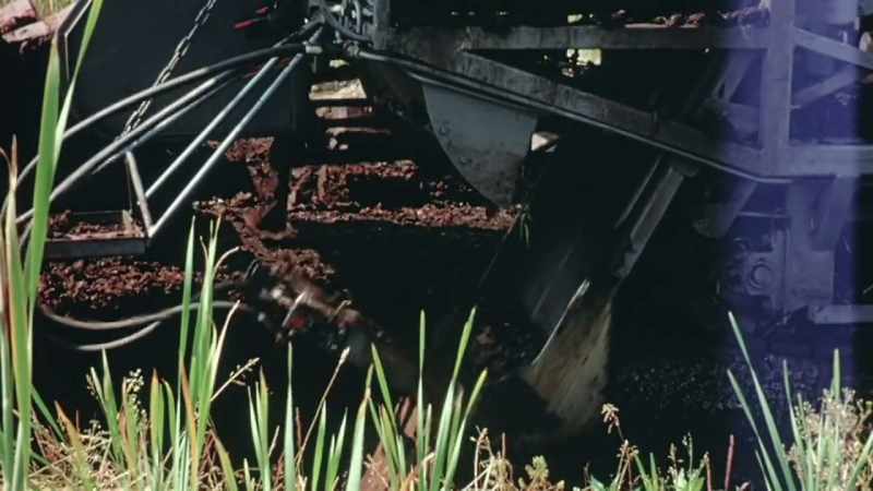 In 1970 while clearing out a ditch