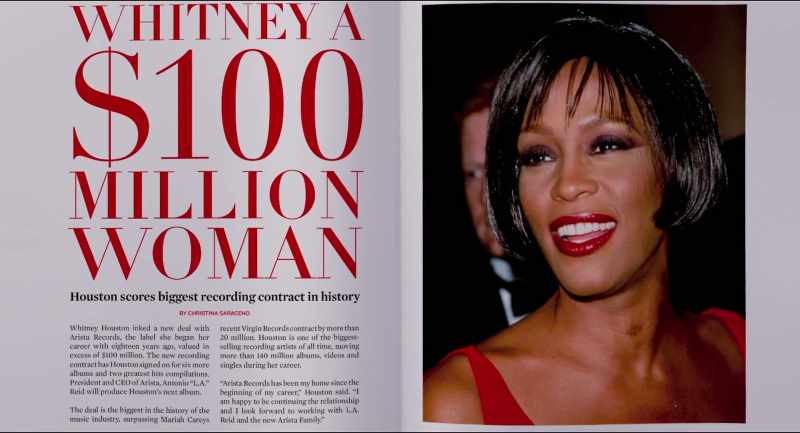 In 1999, Whitney signed the biggest deal