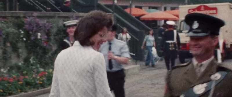 In '77, Mary Carillo at Wimbledon