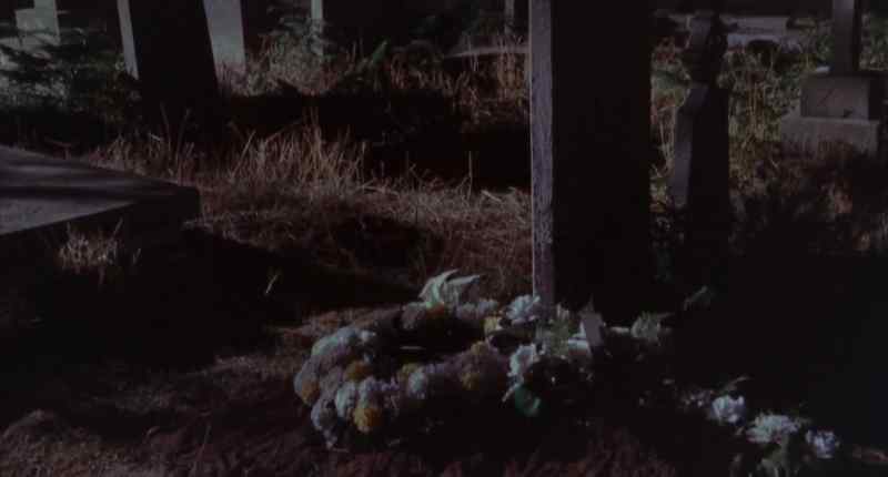 In a grave