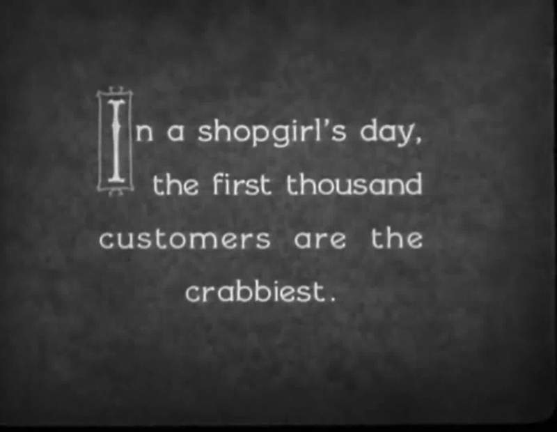 In a shopgirl's day