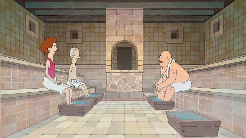 In a steam room you could argue that the source was in an altered state