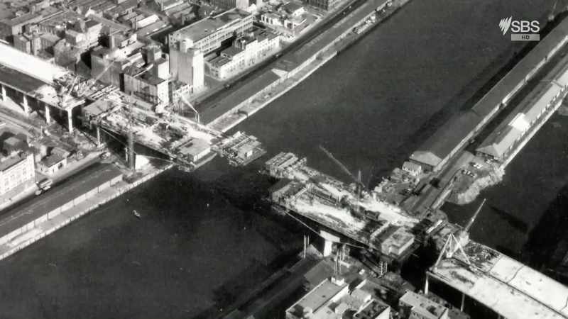 In this aerial shot from 1969